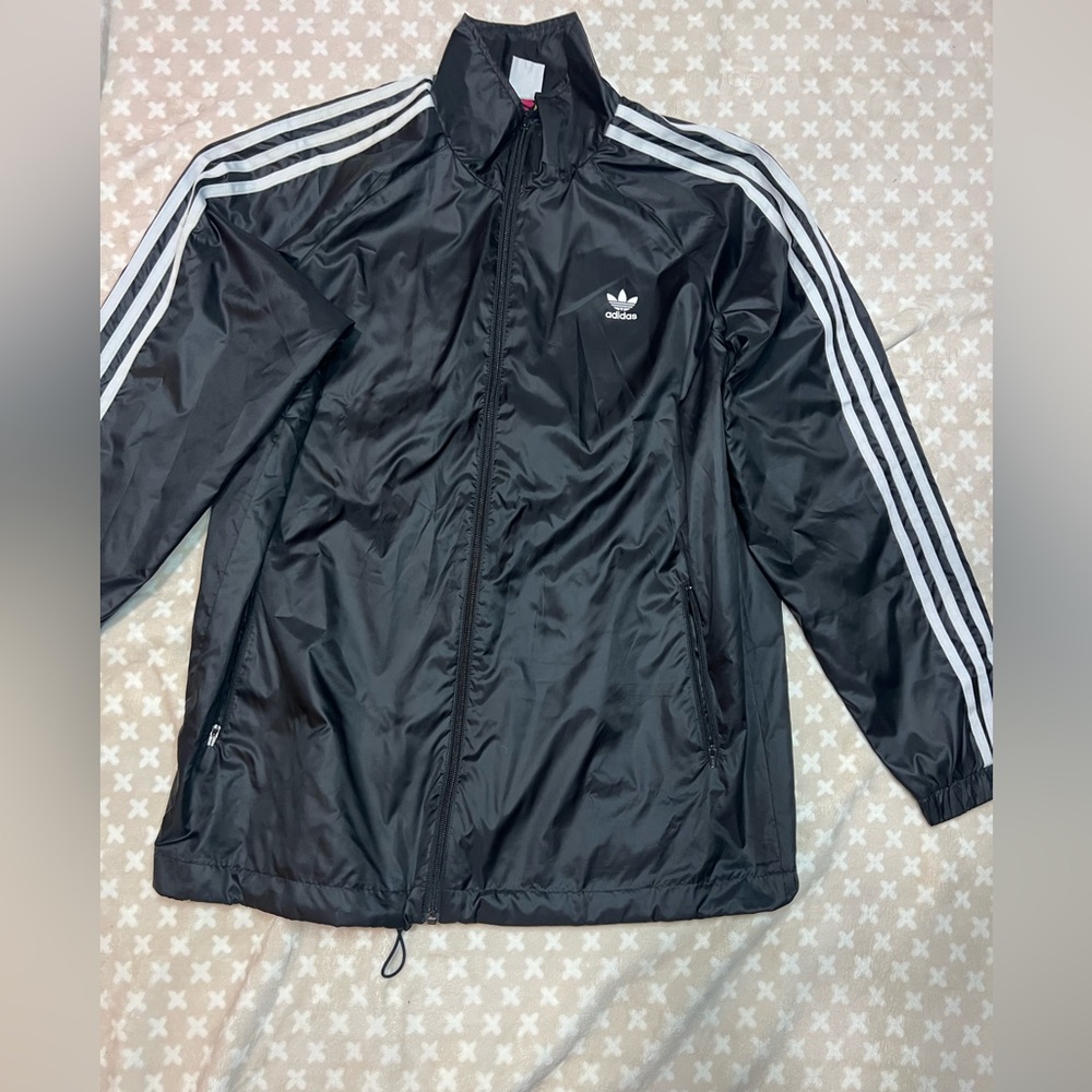 Adidas Track Jacket Inside Violet Eyeball Floral Art Design